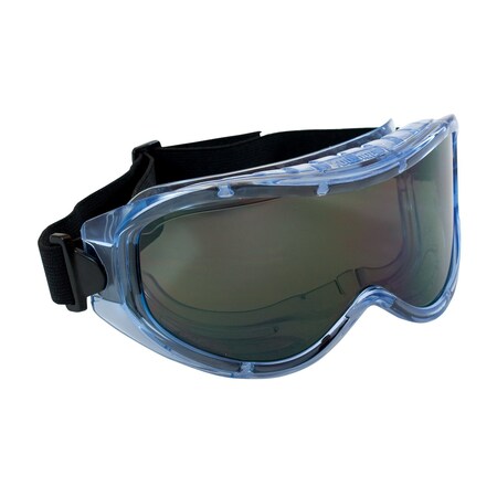 Pip Indirect Vent Goggle with Light Blue Body, Grey Lens and Anti-Scratch / Anti-Fog Coating 251-5300-402